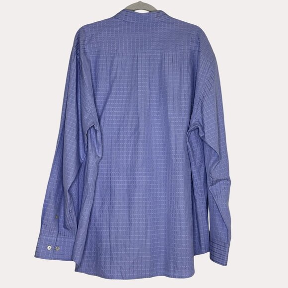 Tommy Bahama Silk Blend Mens Button Front Shirt Textured Light Blue XXL bf - Picture 4 of 5